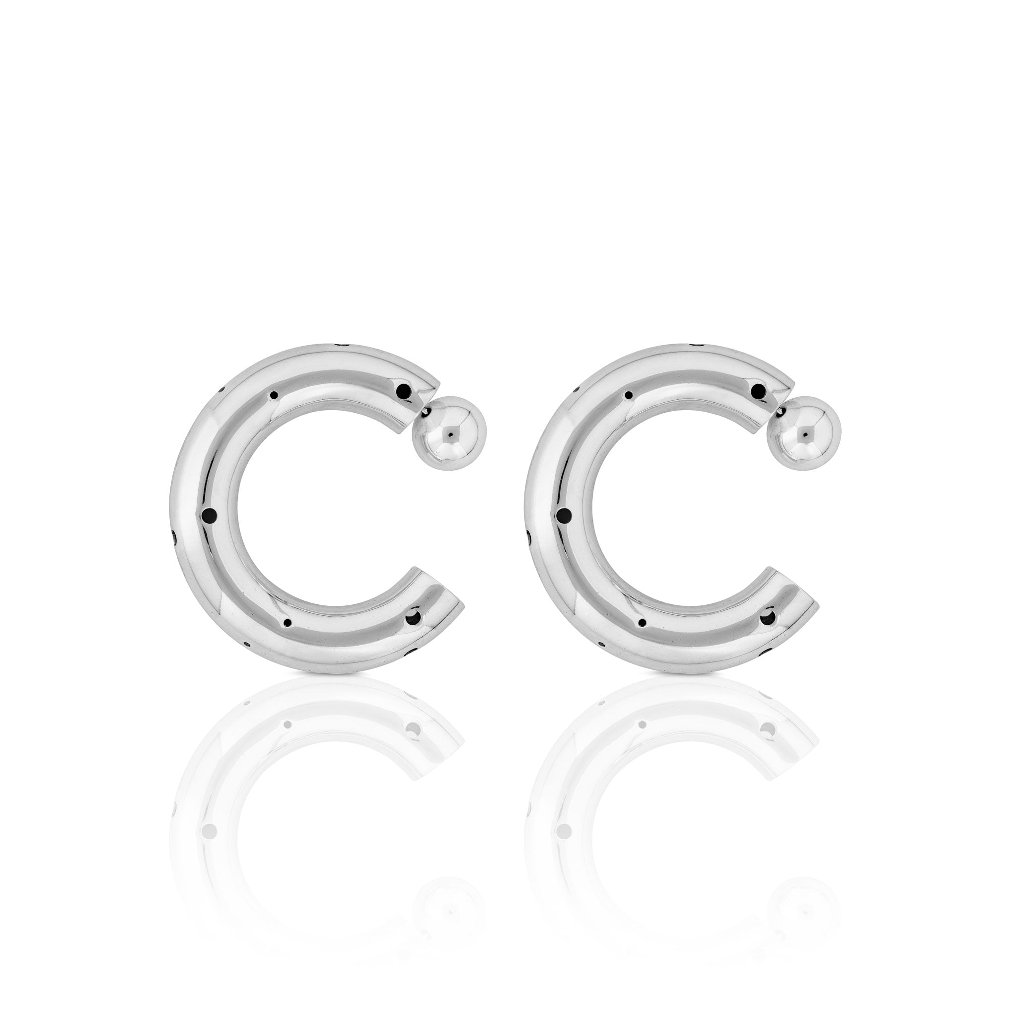 BOLD BIG HOOPS SILVER