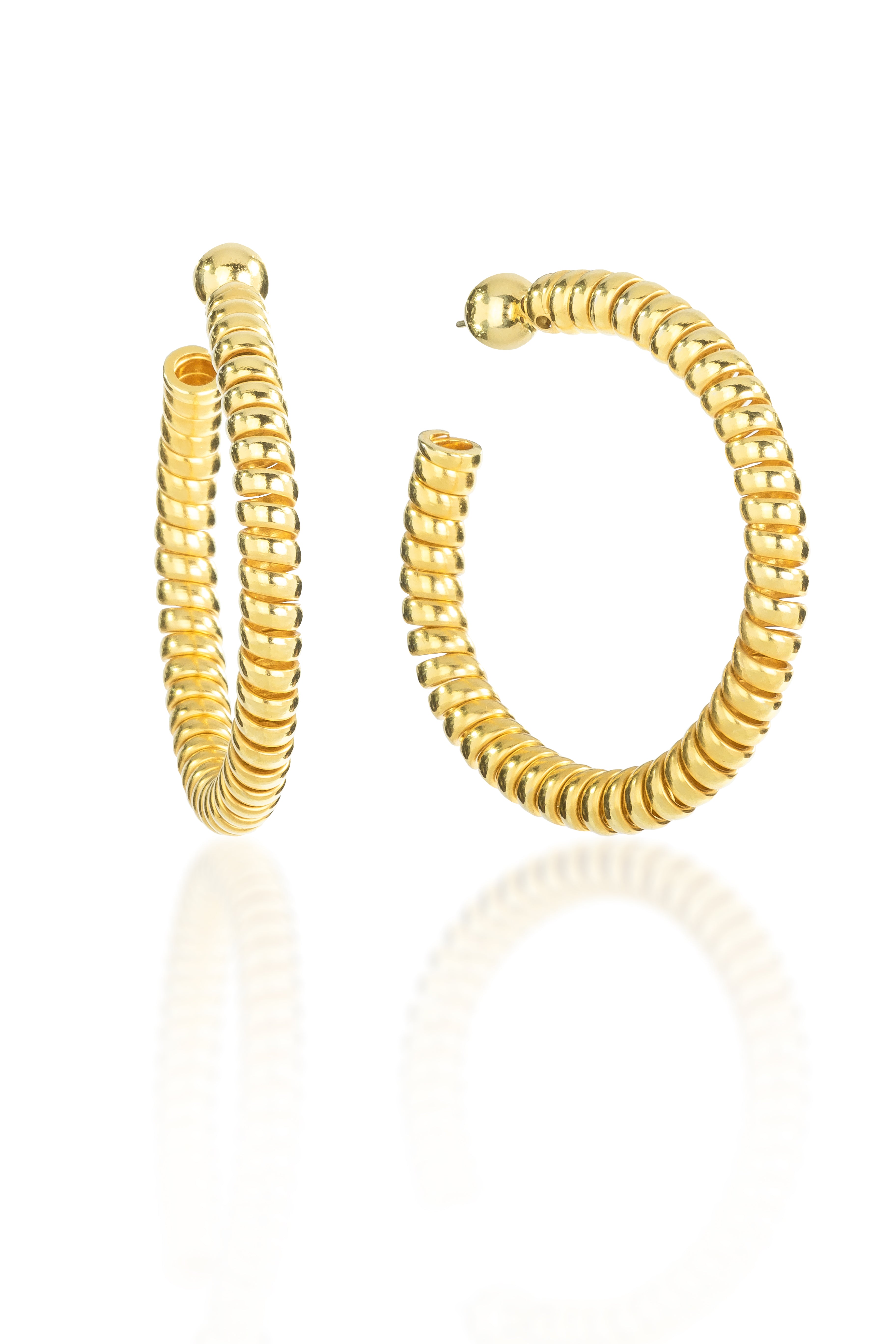 BIG SPIRAL HOOPS