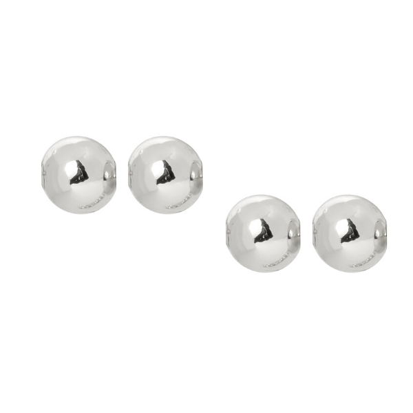 EARRING BACK SET SILVER