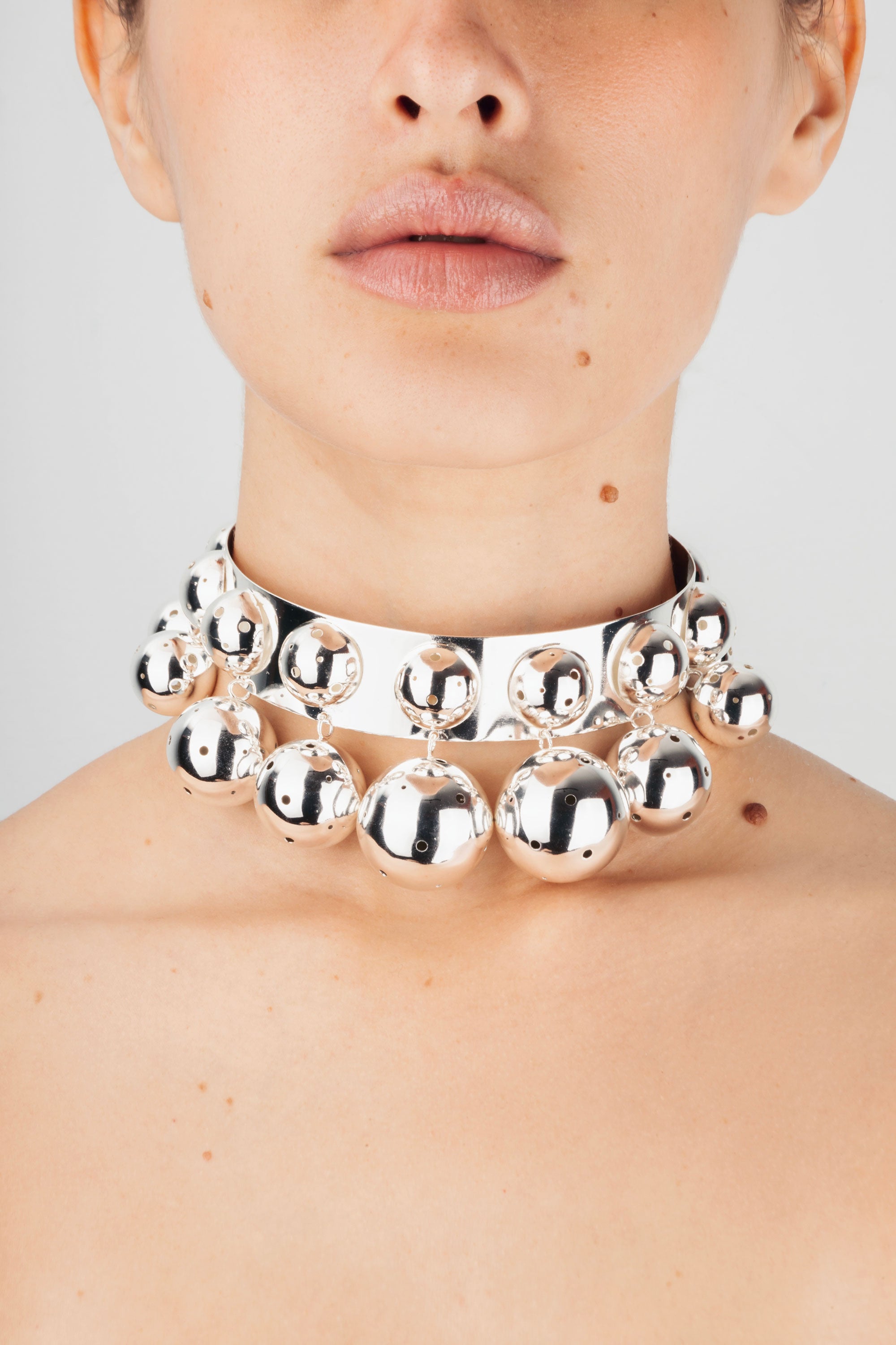 GRAPES NECKLACE SILVER