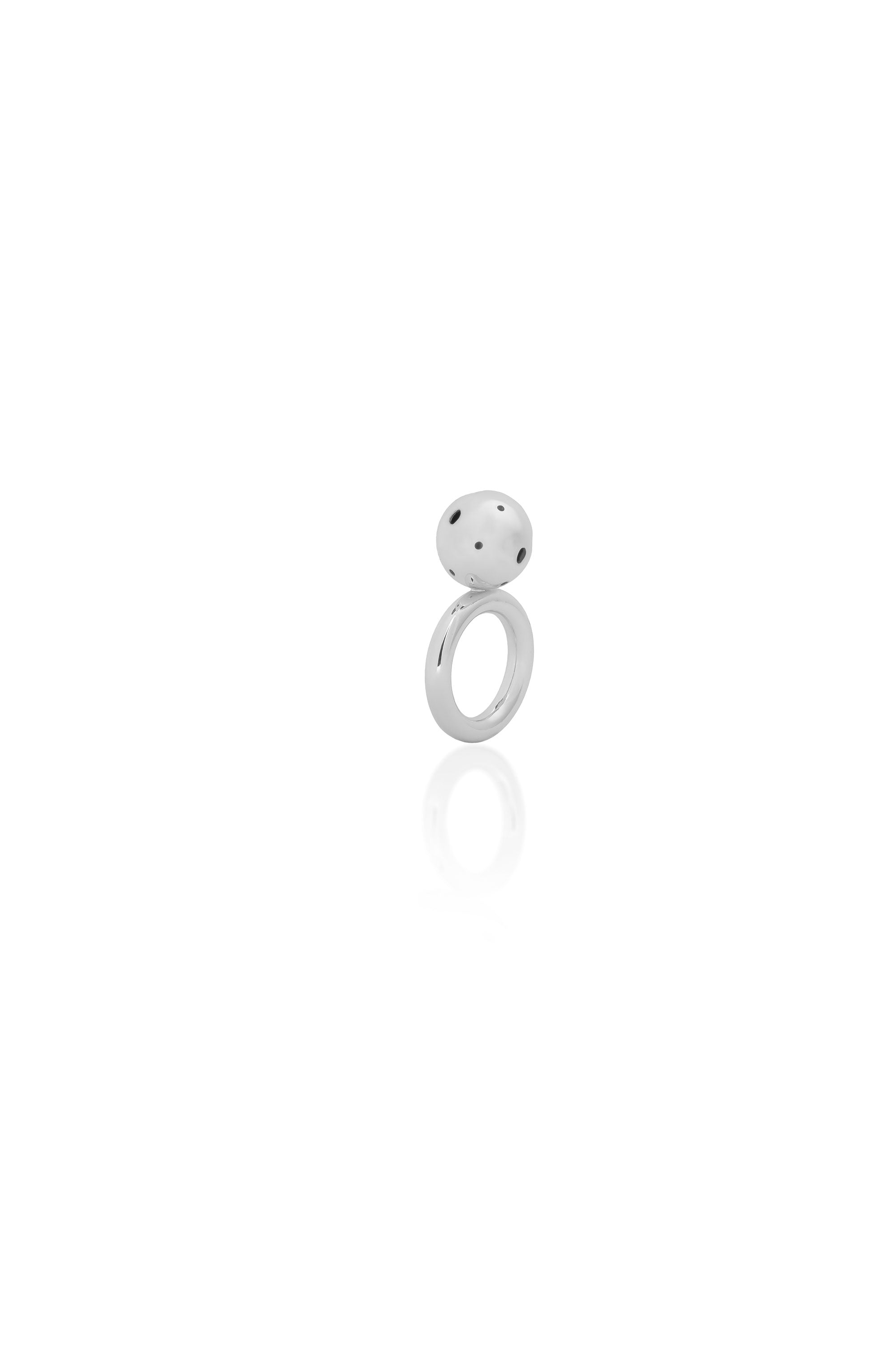 MINI BUBBLE RING SILVER