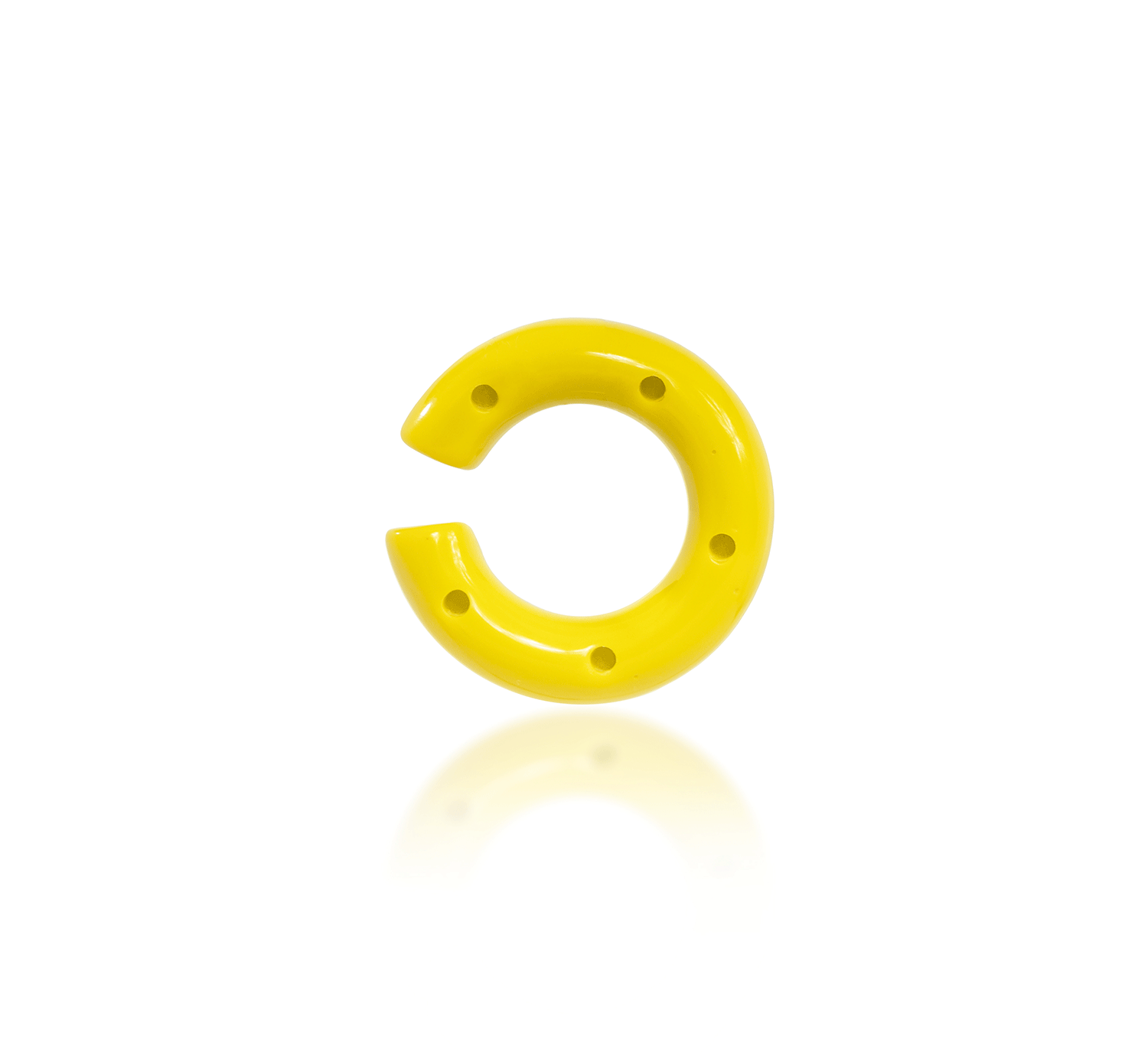 BIG MOON EARCUFF RESINE YELLOW