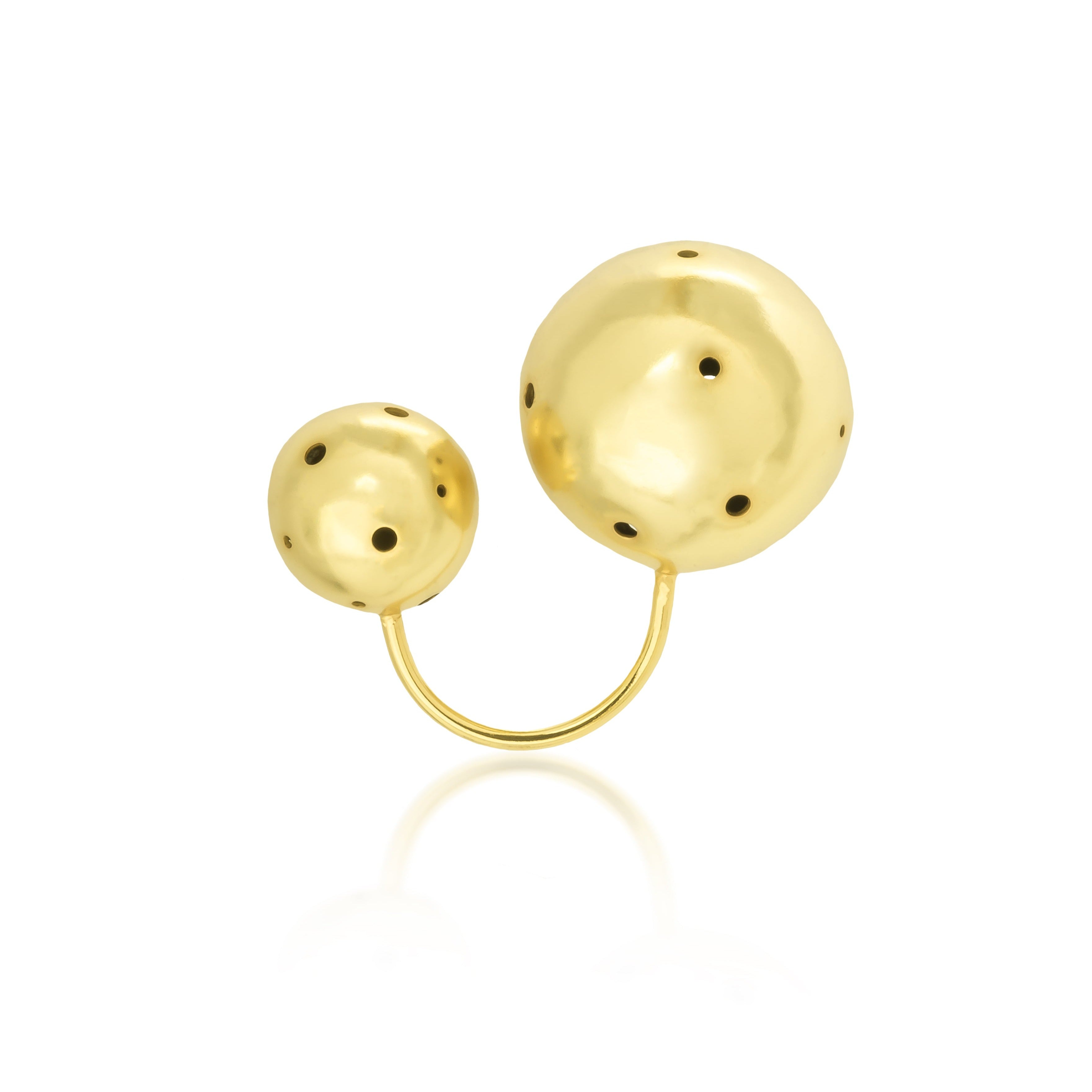 BIG BUBBLE RING & EARCUFF