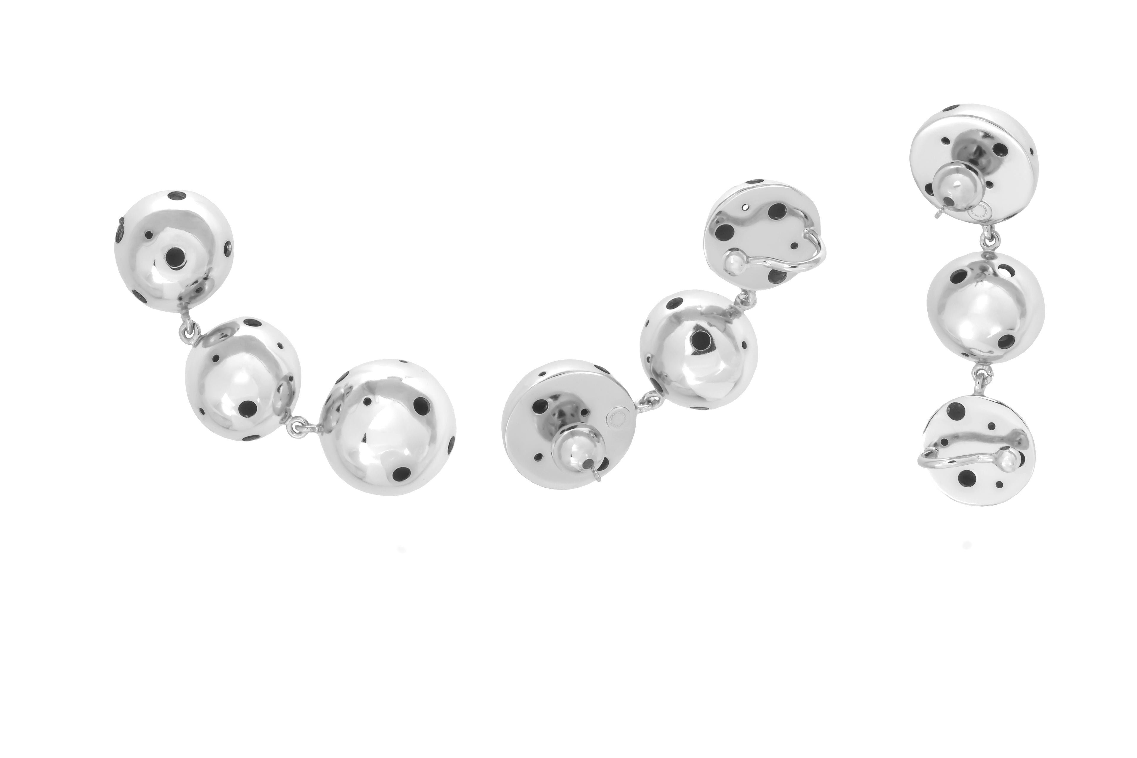MEDIUM CHAIN EARRING SILVER