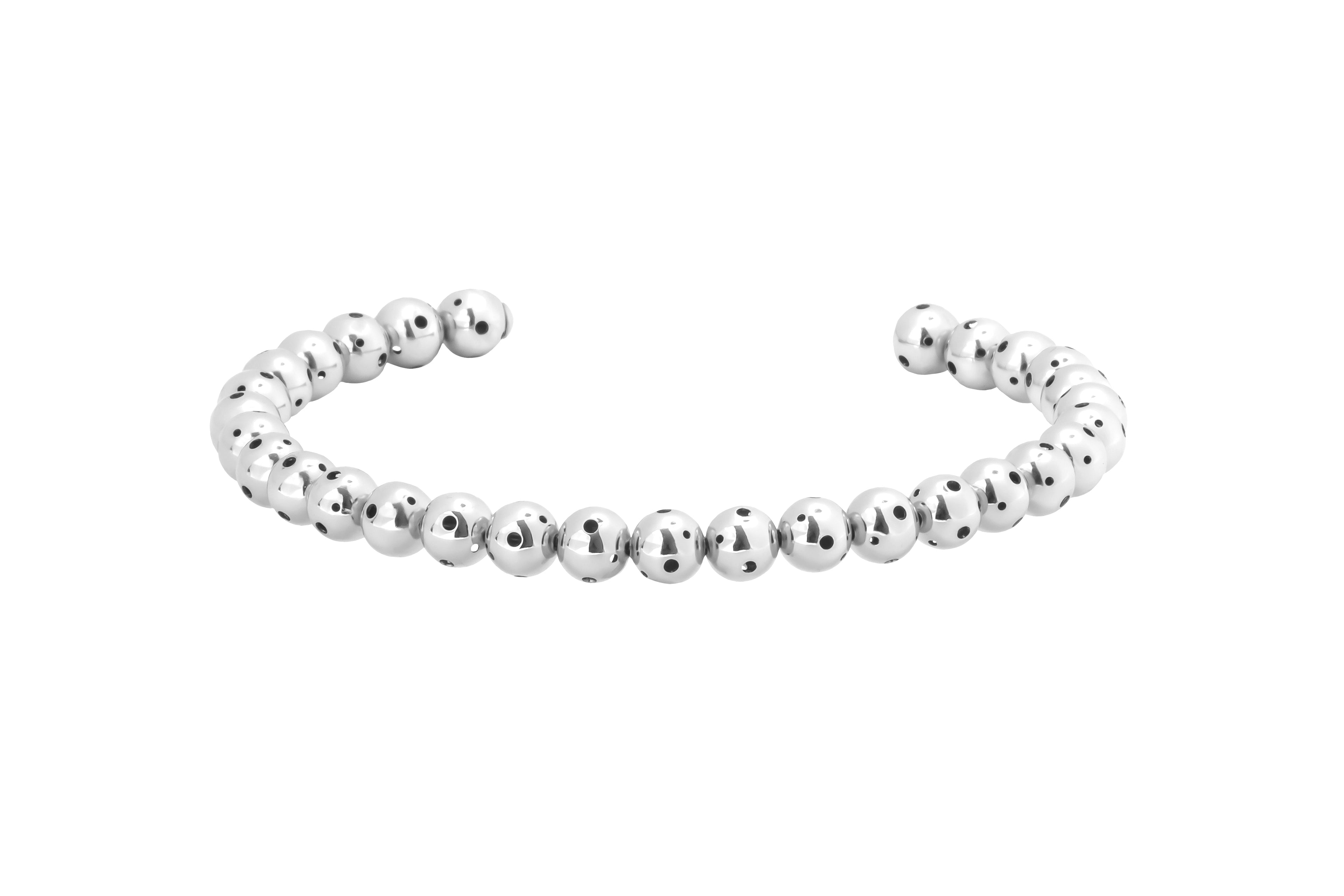 MEDIUM SPHERE NECKLACE SILVER
