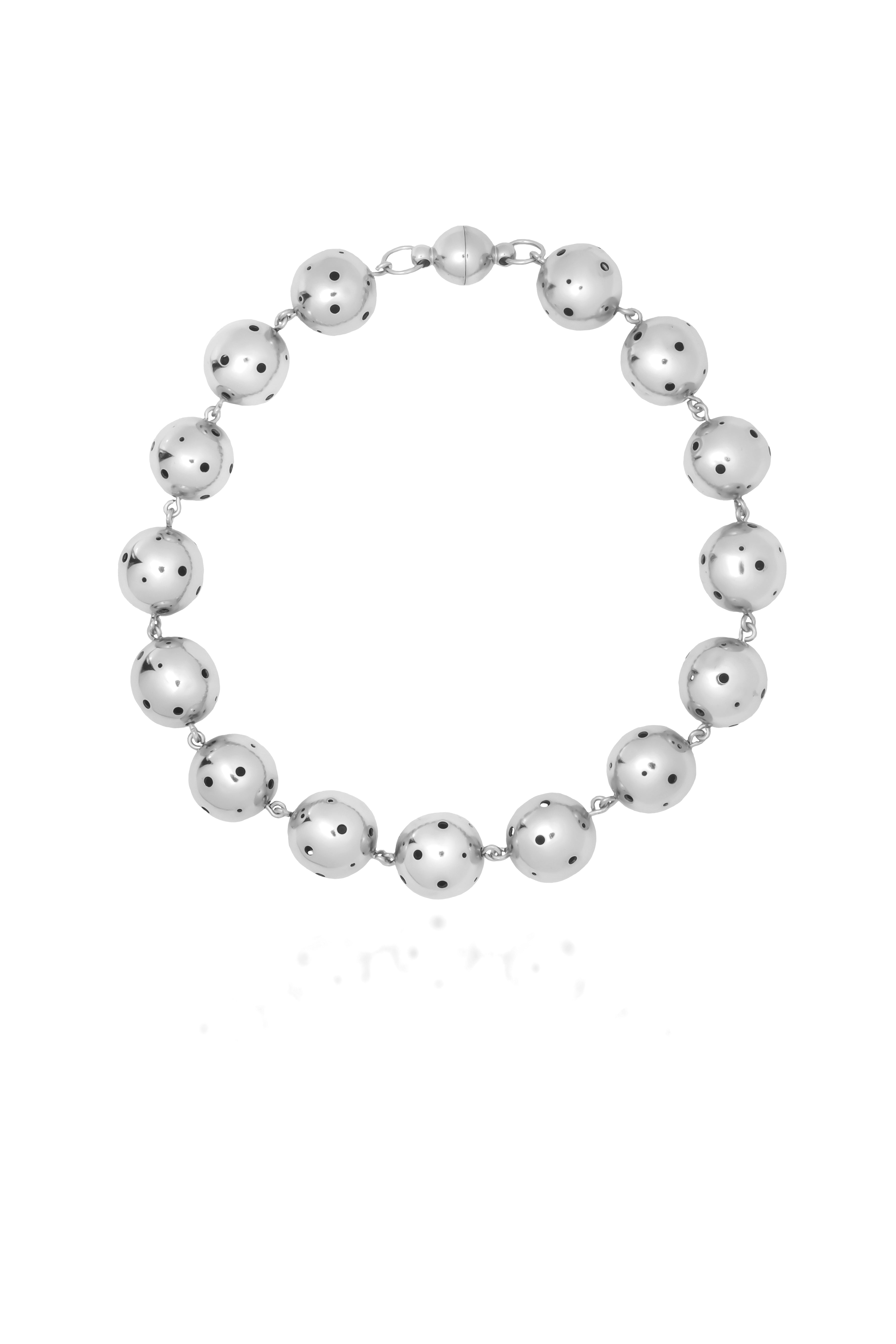 ROSARIO BIG NECKLACE SILVER