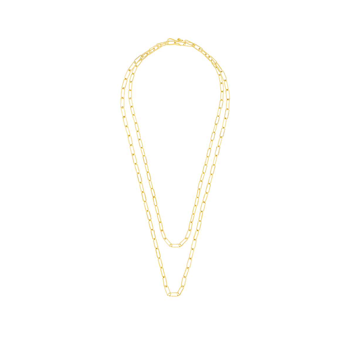 DOUBLE PM CHAIN NECKLACE