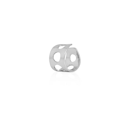 HOLE MEDIUM  RING AND EAR CUFF