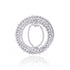 A silver beaded necklace twisted three times with a graduated design, featuring varying sphere sizes. Can be worn twisted in three different ways  for a layered look or untwisted for a sleek, minimal style.