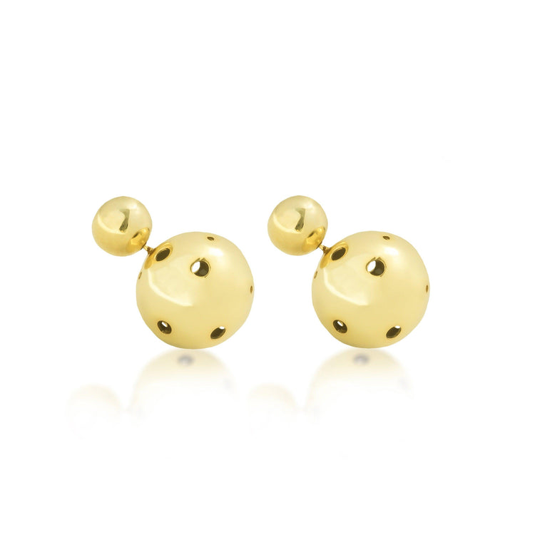 Paula Mendoza Big Hoops Silver Earrings