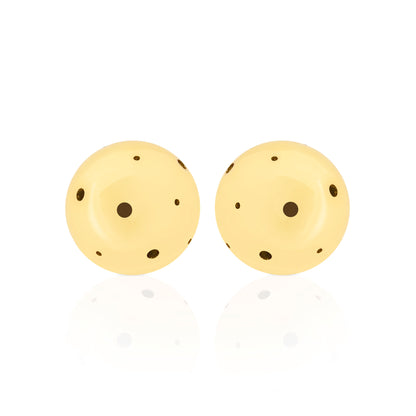 BOLD MEDIUM BALL EARRINGS