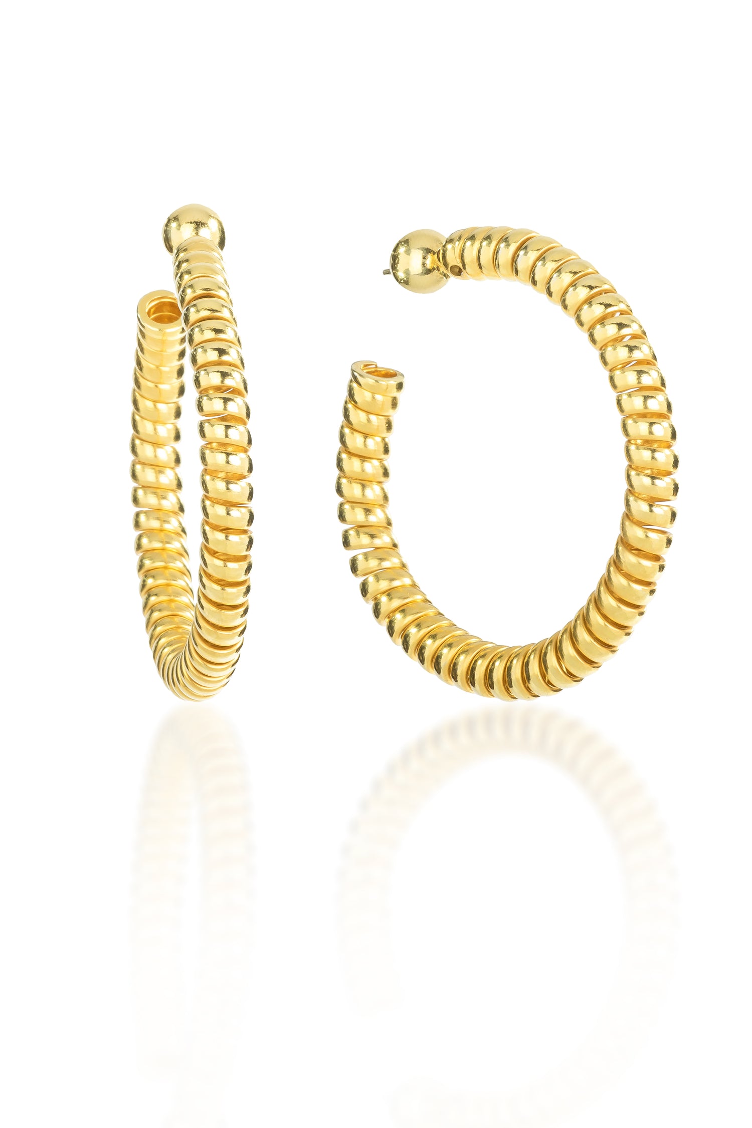 BIG SPIRAL HOOPS