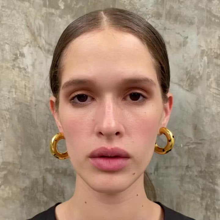 Beloved Fat Big Hoops Gold - Classic hoop earrings from Syster P