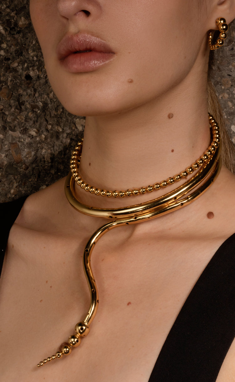 Paula Mendoza Black Hole With Hoop Silver Earrings main image 1
